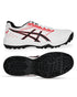 ASICS Gel Lethal Field - Rubber Cricket Shoes - White/Classic Red